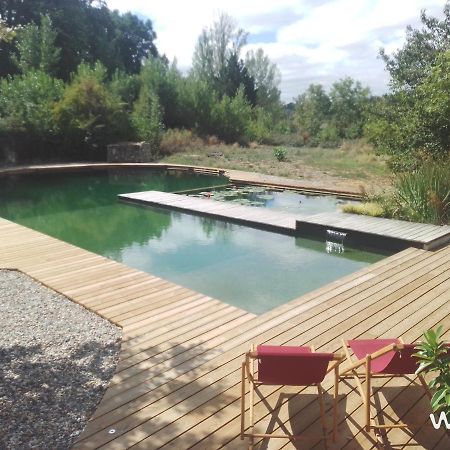 Gite Les Cabanes De Fallot Pour 15 Personnes - Piscine Naturelle L'isle-Bouzon Eksteriør bilde
